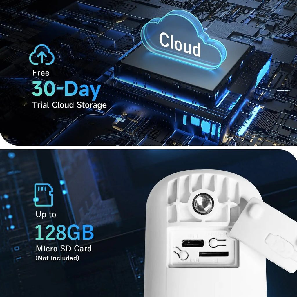 1080P WiFi Solar Camera Outdoor Wireless Solar Battery Powered Security Camera PIR Motion Alarm TF Cloud Audio Night Vision