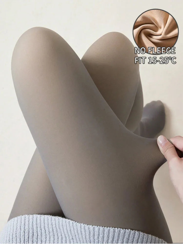 1PC 80/300g Fleece Warm Women Leggings Sexy Sheer High Waist Thermal Winter Tights 2026 Casual Hermal Stockings Pantyhose