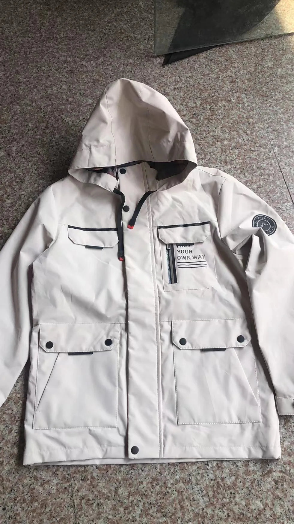 Fashion Men's Casual Windbreaker Jackets Hooded Jacket Man Waterproof Outdoor Soft Shell Winter Coat Clothing Warm Plus Size