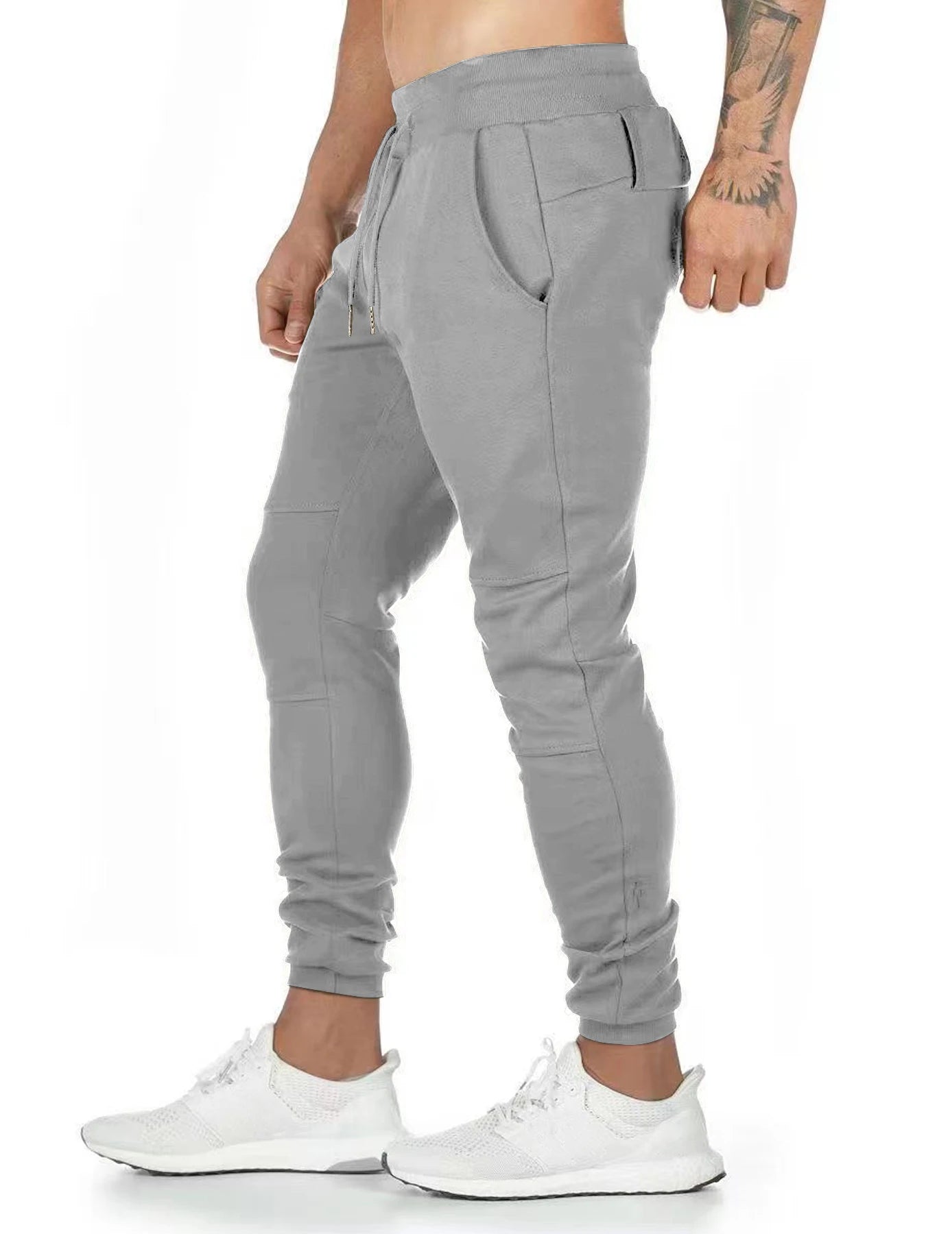 Spring and Autumn Trousers, Sports Trousers, Casual Pants, Men's Bottoms, Casual Trousers, Simple Solid Color, Loose and Comfortable