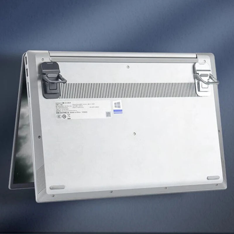 2/4pcs Portable Zinc Alloy Laptop Support Stand With 2 Adjustable Angles Foldable Invisible Laptop Riser For Macbook Notebook