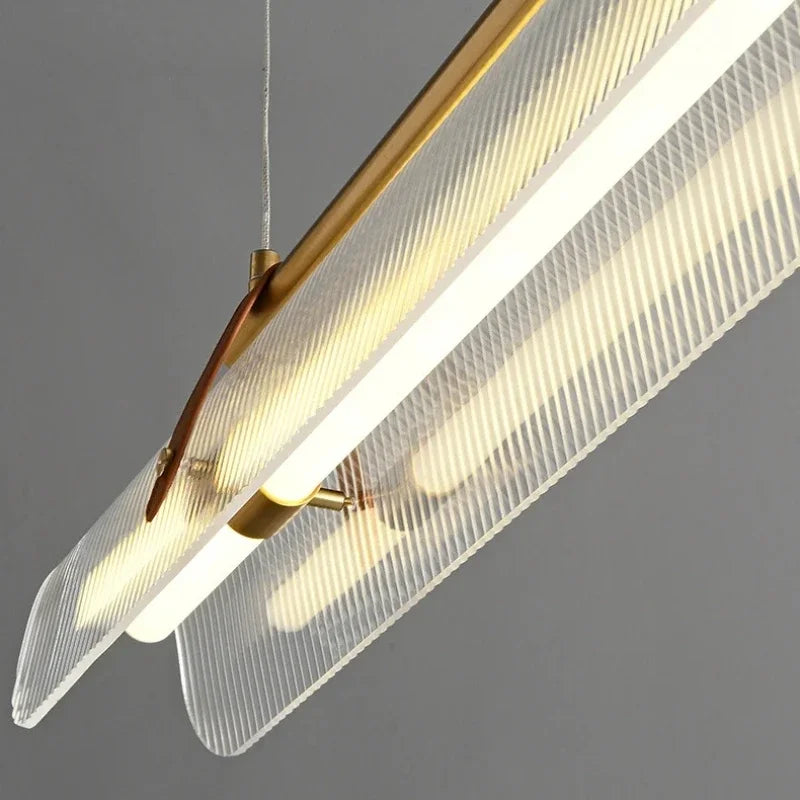 Nordic minimalist acrylic restaurant pendant light LED modern home dining table restaurant bar counter office desk lighting