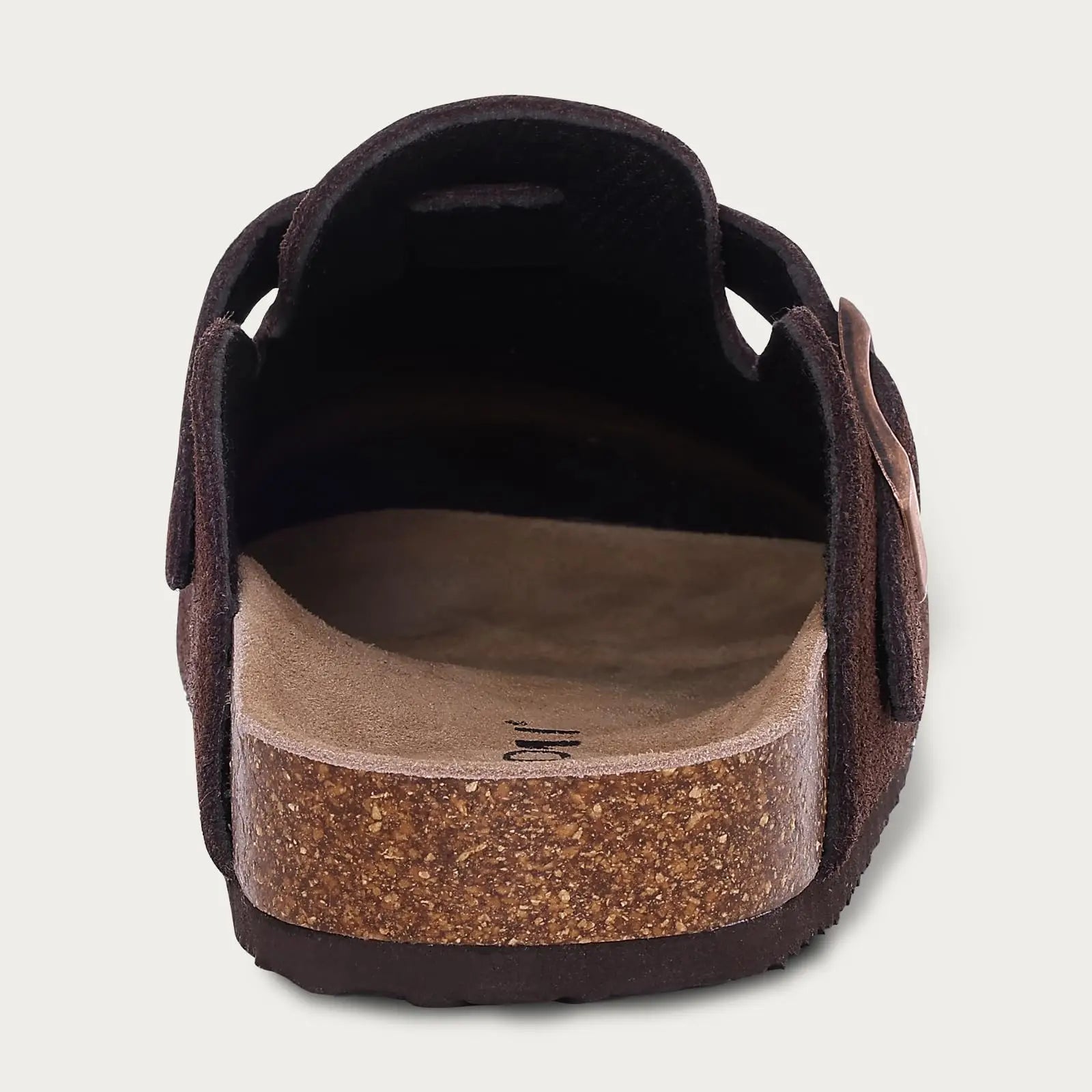 Kidmi Men Clogs Slippers New Suede Clogs For Women Summer Vacation Cork Clogs Slippers Nonslip Casual Home Slipper Double Buckle