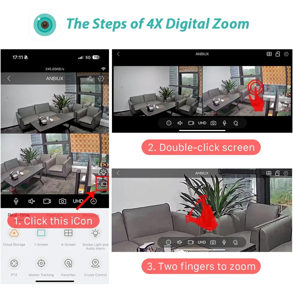 4K HD Solar WiFi Camera Outdoor Built-in Battery Dual Lens 2K Security Camera Solar Panel Wireless Video Surveillance CCTV iCSee