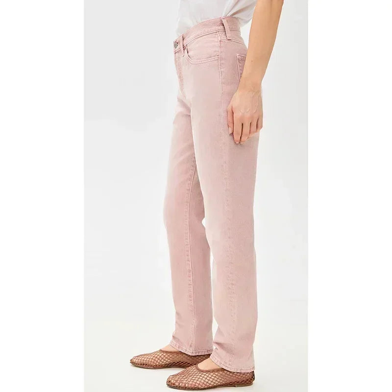 2025 Female Straight Leg Jeans Women Low Rise Stretch Gray Denim Pants Lady Solid Color Daily Office Cheap Long Jeans Trousers