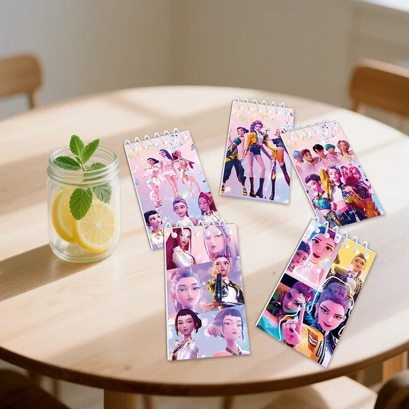 Kpop Demon Coil Notebook, Huntrix Anime Book, Decorative Notebook, Party Gift for Guests, Birthday Party Supplies, Kpop Warrior