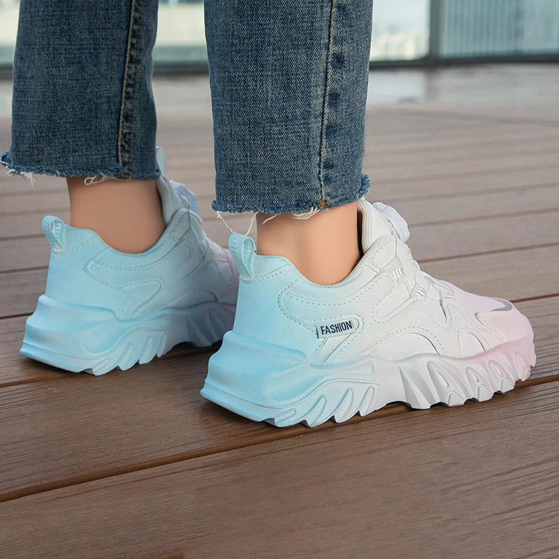 Autumn Leather Fashionable Sports and Leisure Shoes for Students, Anti Slip and Breathable Children's Shoes,Dad Shoes kids shoes