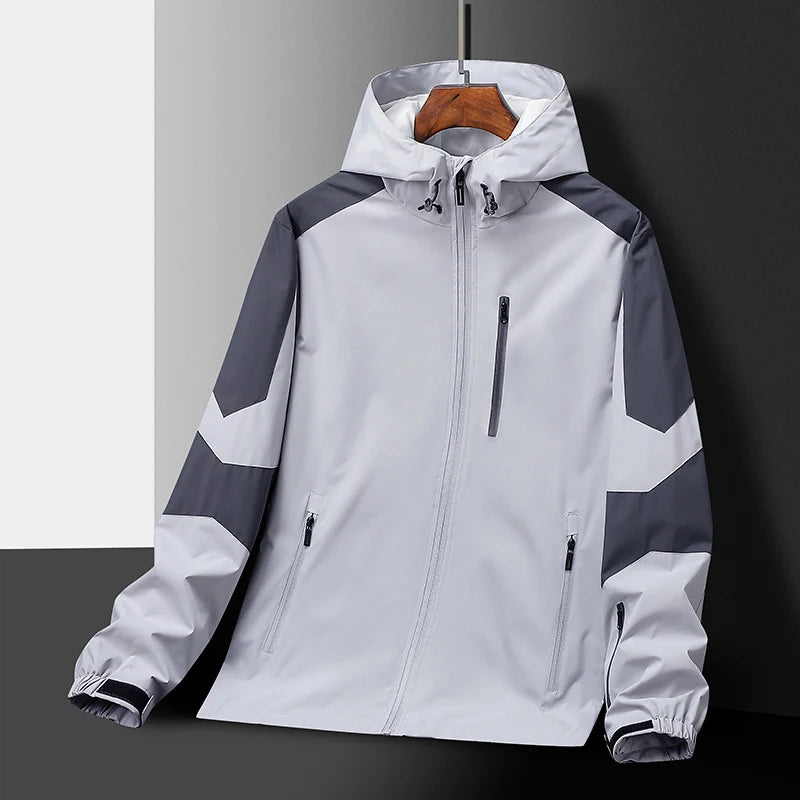 Kids Urban Outdoor Jacket Hooded Design Version of The Loose Fashion All-weather Waterproof Waterproof Fabric Breathable Comfort