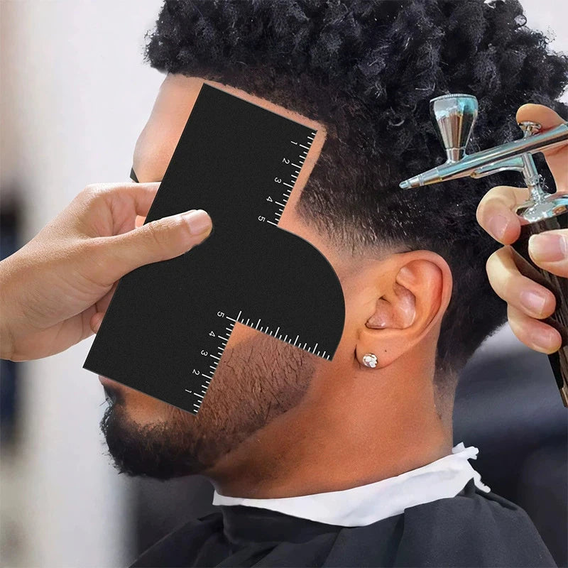 1Pcs Professional Beard Shaping Tool Hairline Enhancing Card for Precise Styling Must Have Shapers for Men Safe and Convenient