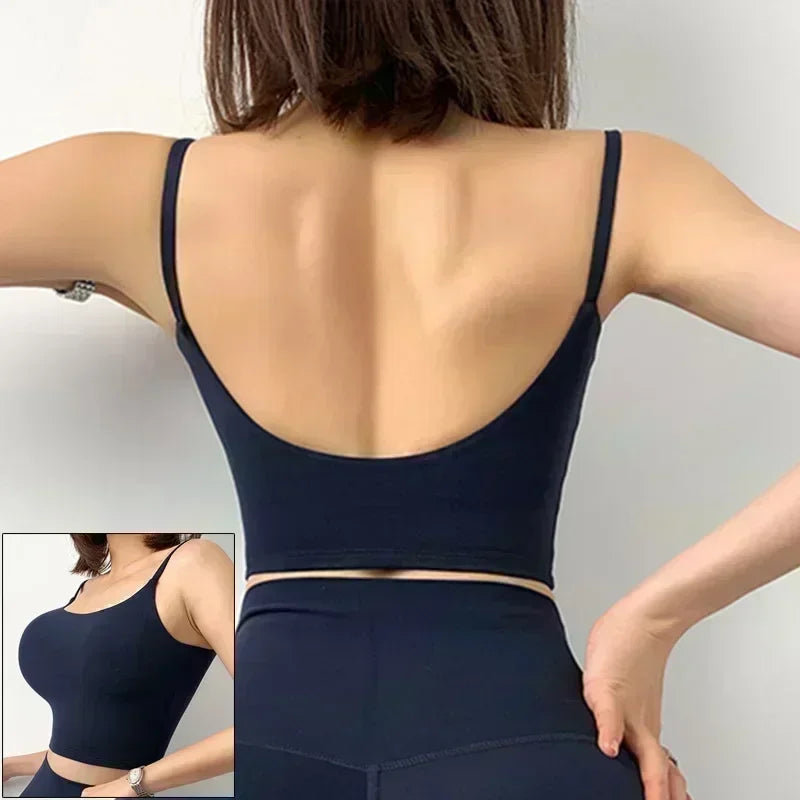 Cloud Hide Front Zipper Sports Bra Women Underwear Push Up Yoga Crop Top Bras Solid Athletic Vest Gym Fitness Shirt Sportswear