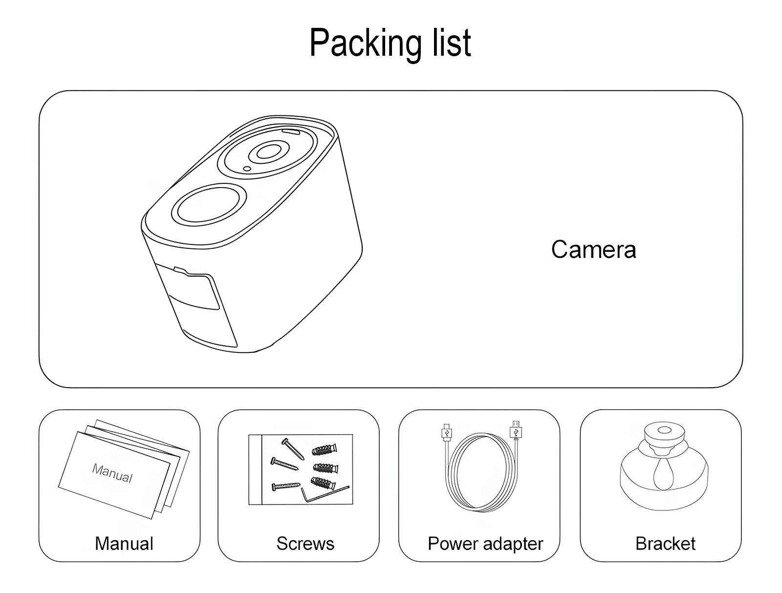 WIFI Survalance Camera 3MP Security Protection Outdoor IP Camera Smart Home Night Vision Video Recorder Battery Powered