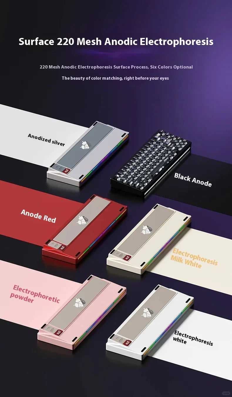 Weikav Lucky65 V3 Lucky65 V2 NUT65 Wireless Aluminum Mechanical Keyboard Kit 60% Bluetooth 2.4G Wired RGB Hotswap Gamer Keyboard