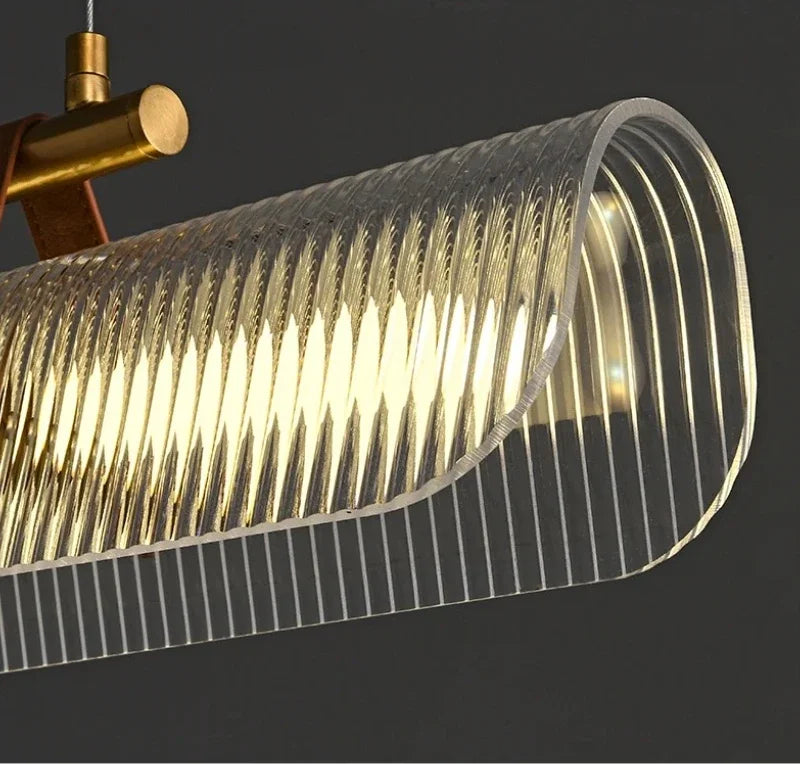 Nordic minimalist acrylic restaurant pendant light LED modern home dining table restaurant bar counter office desk lighting