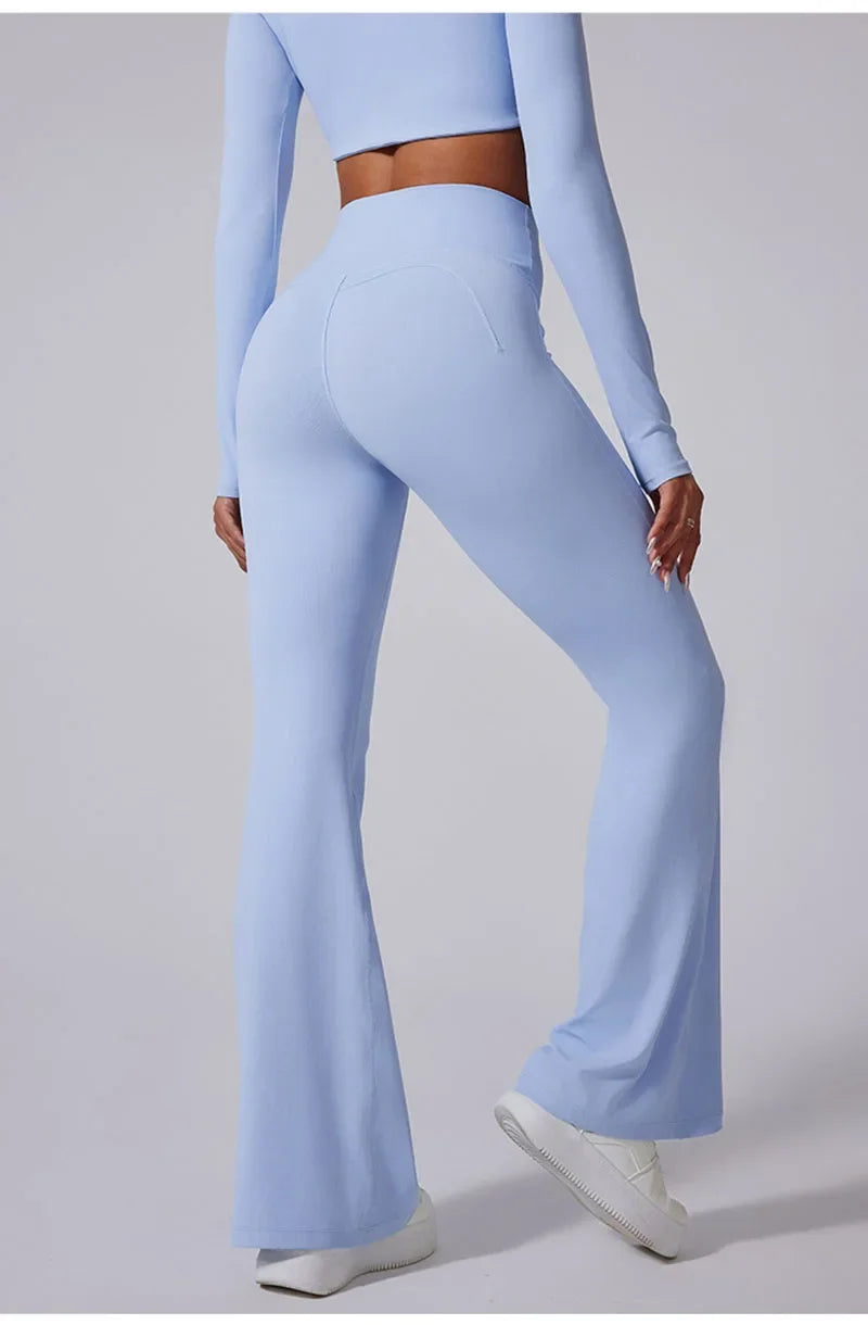 Cloud Hide Leisure Sports Trousers Home Workout Long Yoga Pants for Women Gym Fitness Running Leggings High Waist Street Tights