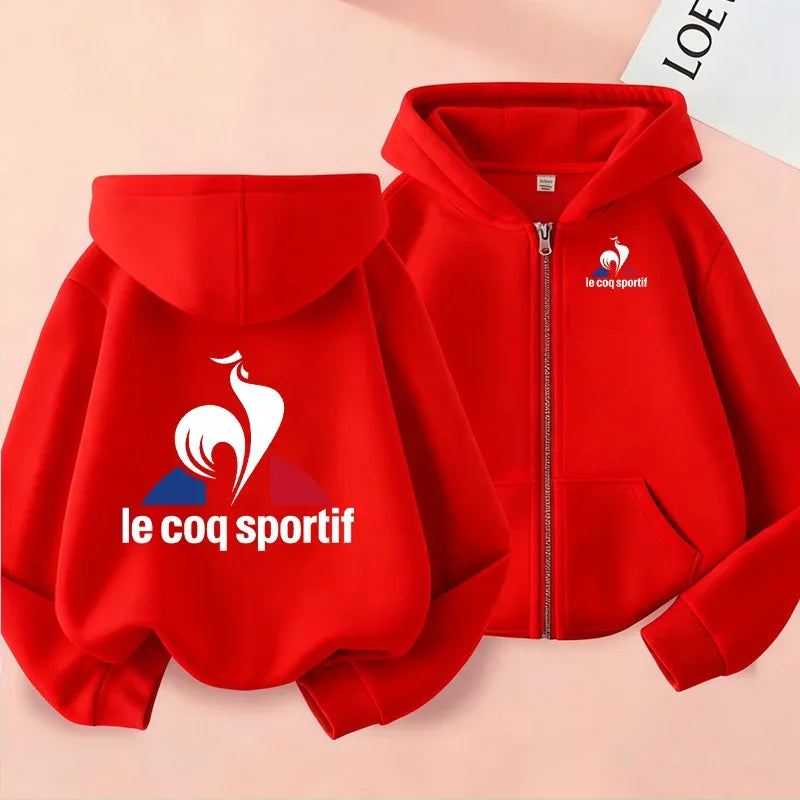 Zipper Hoodie Sweatshirt Children’s Clothing Girls’ and Boys’ Sweatshirt Zipper Hoodie Baby Casual Top