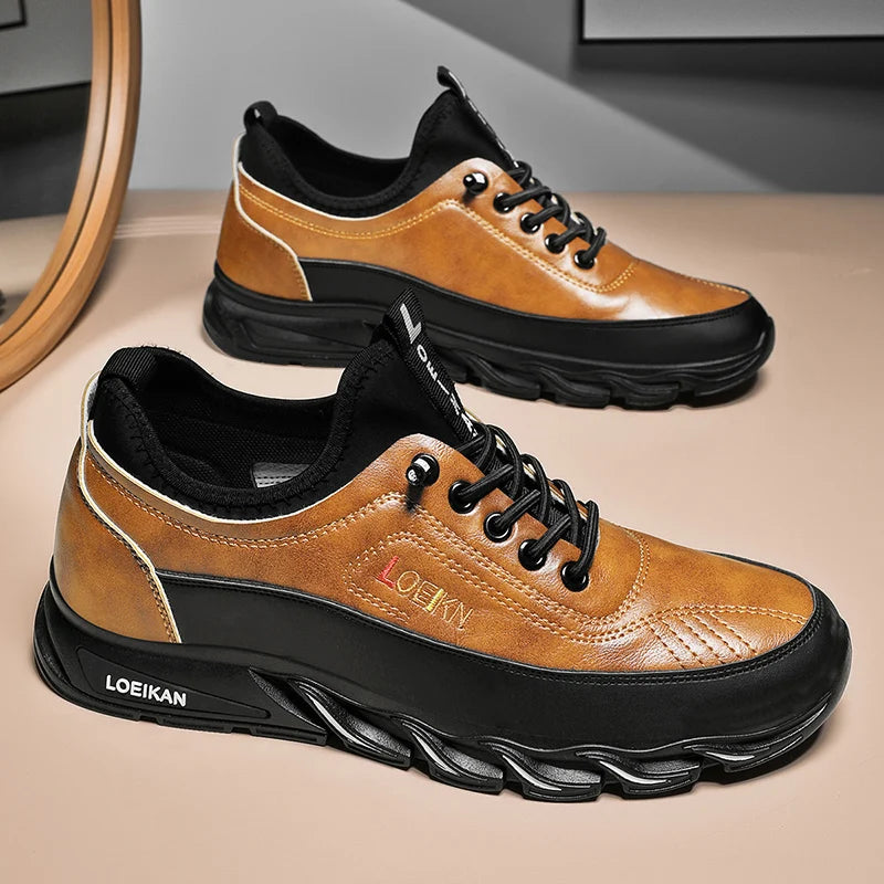 Labor Protection Men's Shoes Autumn Construction Site Work Work Anti Slip Wear-Resistant Sports Leisure Mountain Climbing