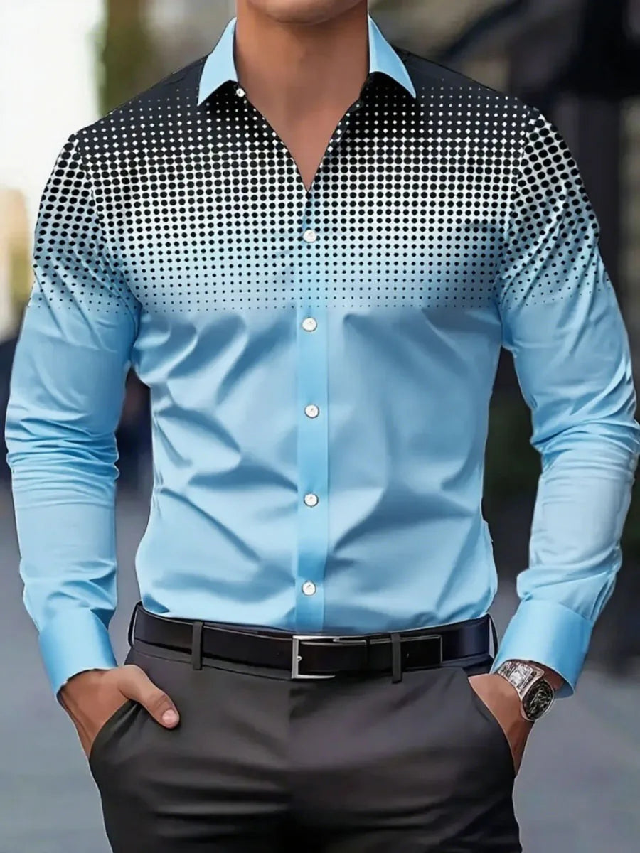 Men's new style shirts, men's business shirts, office shirts, comfortable and soft, designed by experts, quick delivery