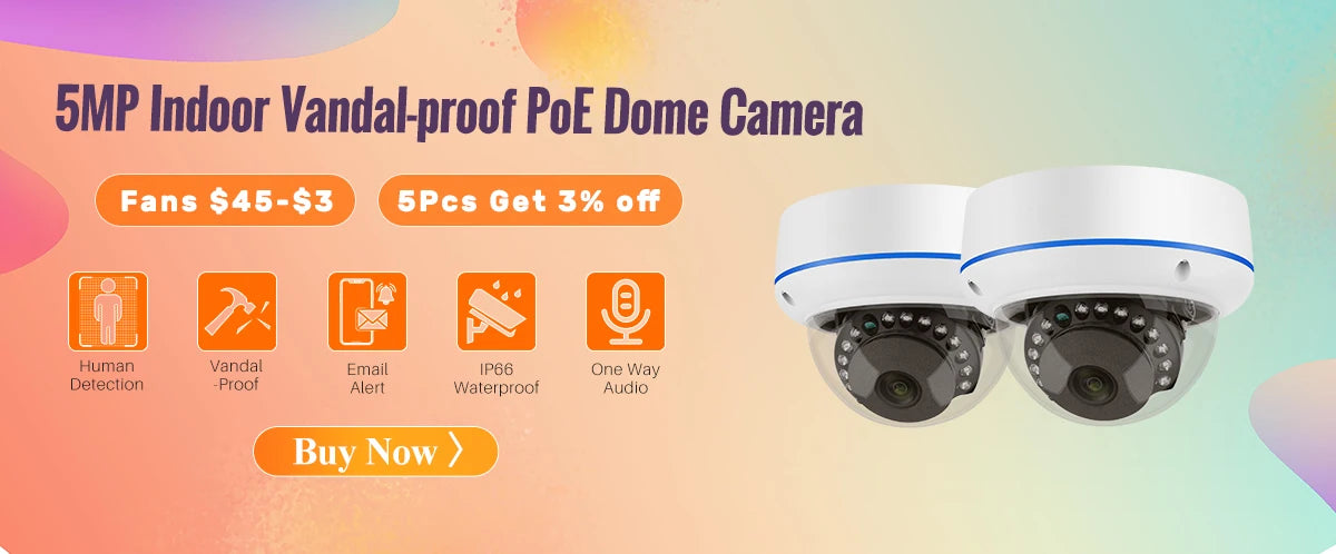 Techage HD 4MP AI POE IP Camera Two Way Audio IR Night Outdoor Waterproof CCTV Video Security Surveillance Camera For NVR Kit