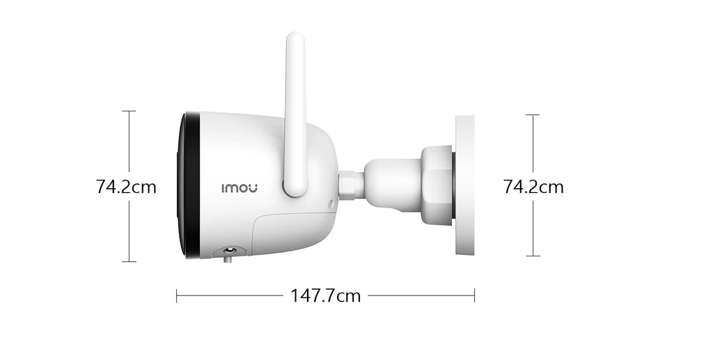 IMOU Outdoor Bullet 2C 5MP Wifi Camera Weatherproof AI Human Detection Outdoor Surveillance ip Camera