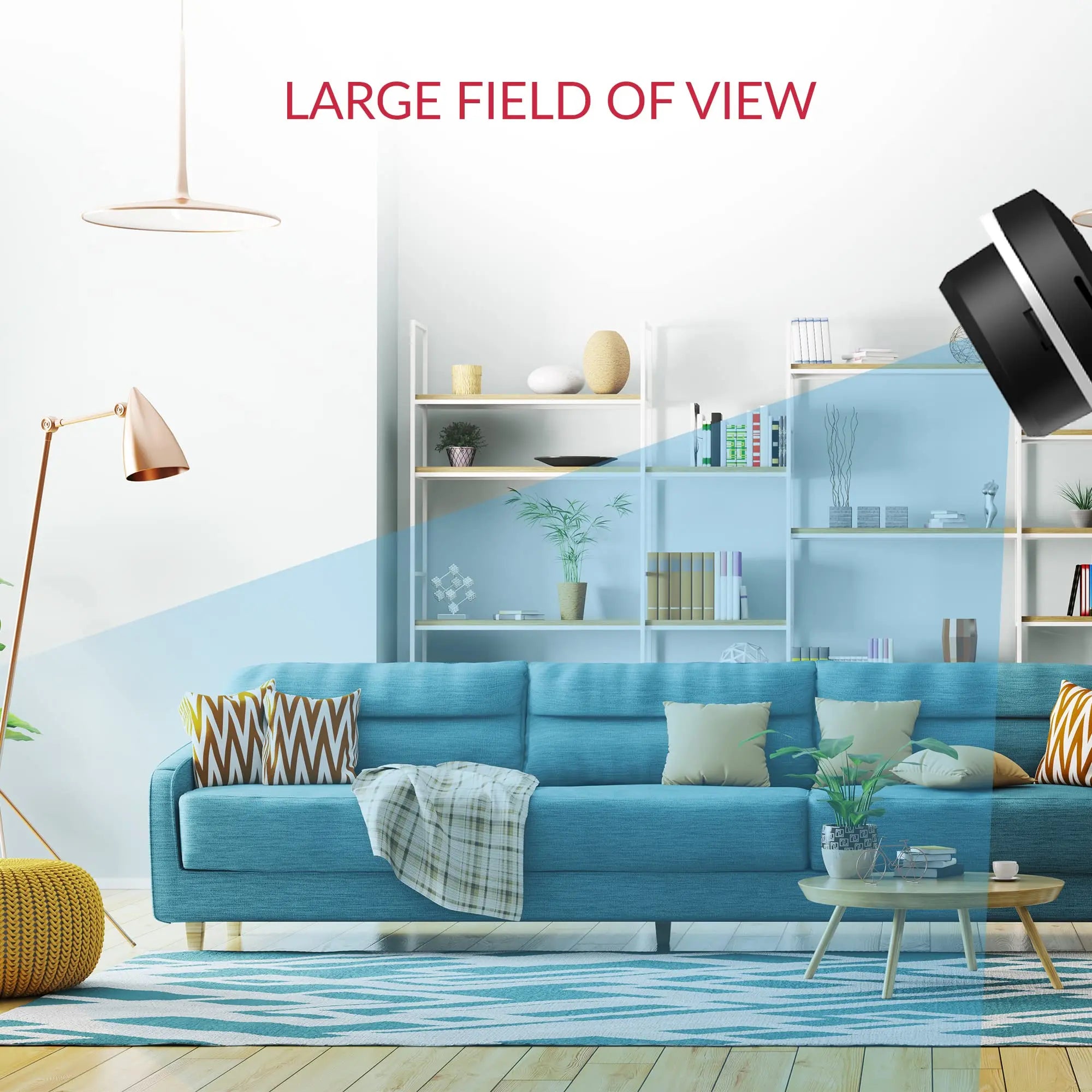 2K Security Camera Kit 1/2/4pcs YI Pro, Indoor Cameras with Smart Detection, Phone App for Baby Pet Monitoring