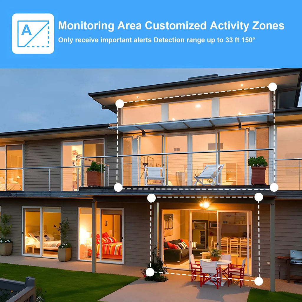 WIFI Survalance Camera 3MP Security Protection Outdoor IP Camera Smart Home Night Vision Video Recorder Battery Powered