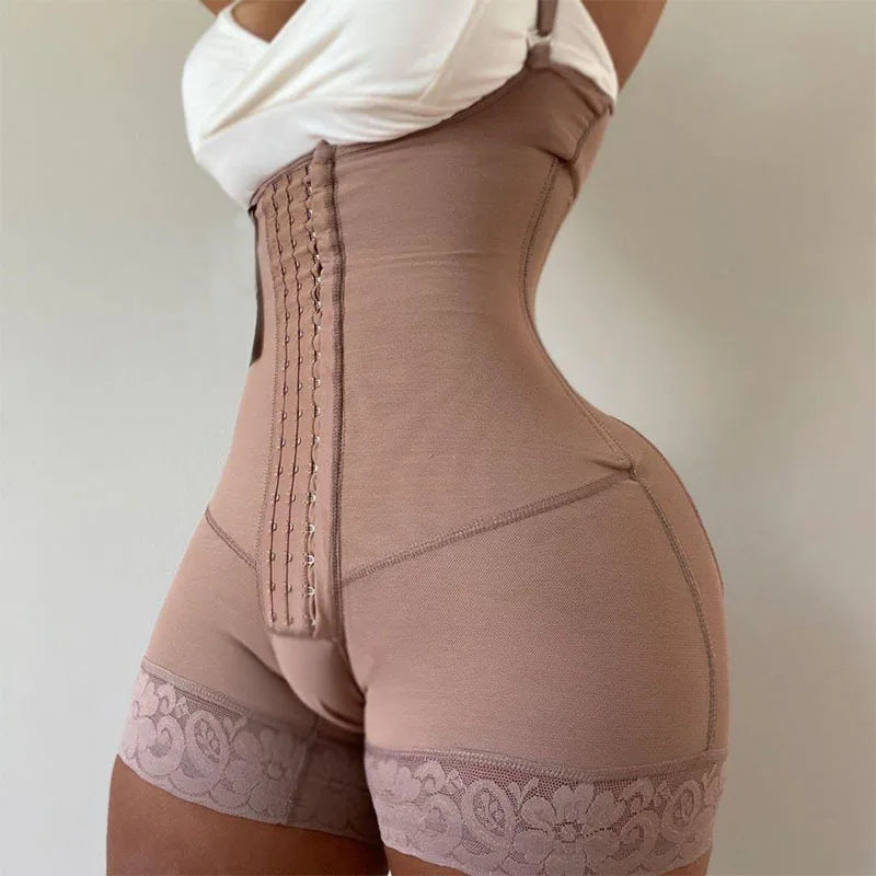 AfruliA High Compression Shapewear Tummy Control Full Body Shapers Waist Trainer Bodysuits Butt Lifter Fajas Colombianas Girdles
