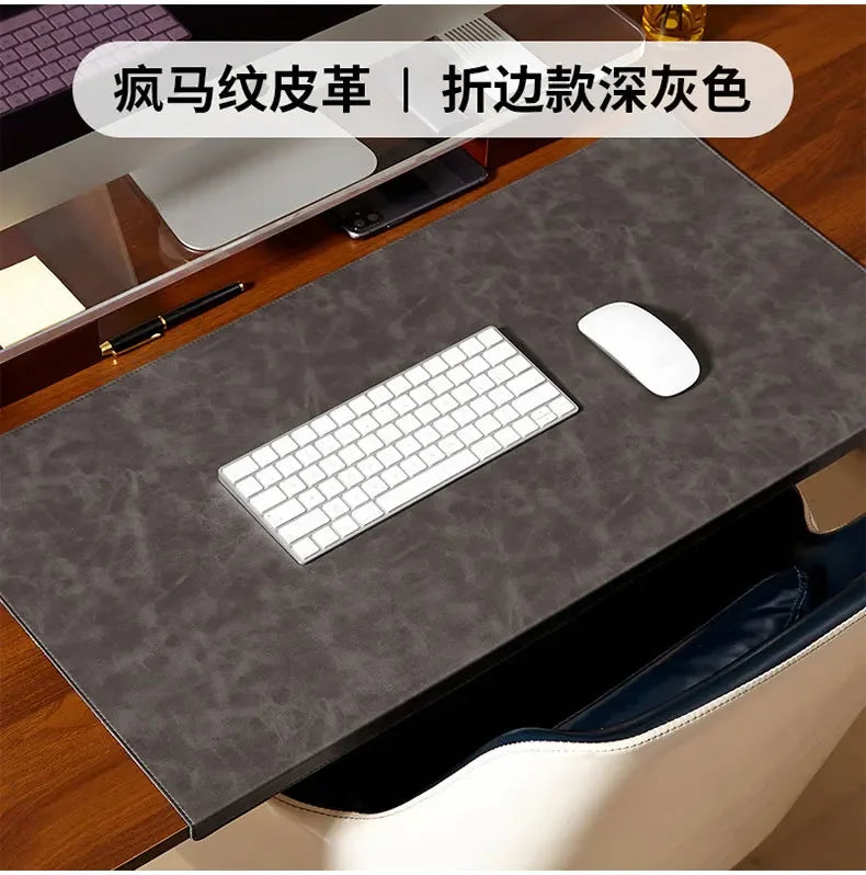 Folding Big Mouse Pad Elbow Guard Wrist guard PU Laptop Non-slip Easy To Clean Keyboard Mats Office Desk Mat Gaming mousepad