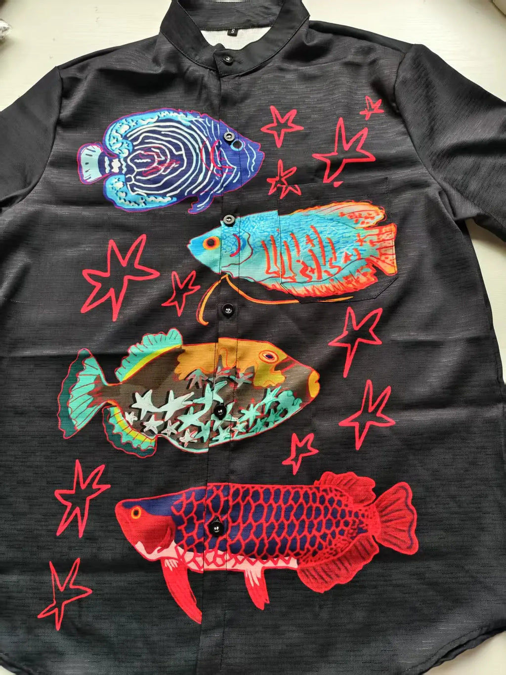 New 9 Color Men's Solid Striped Shirt Summer Fashion Short Sleeve Flap Top Men Casual Holiday Everyday Men