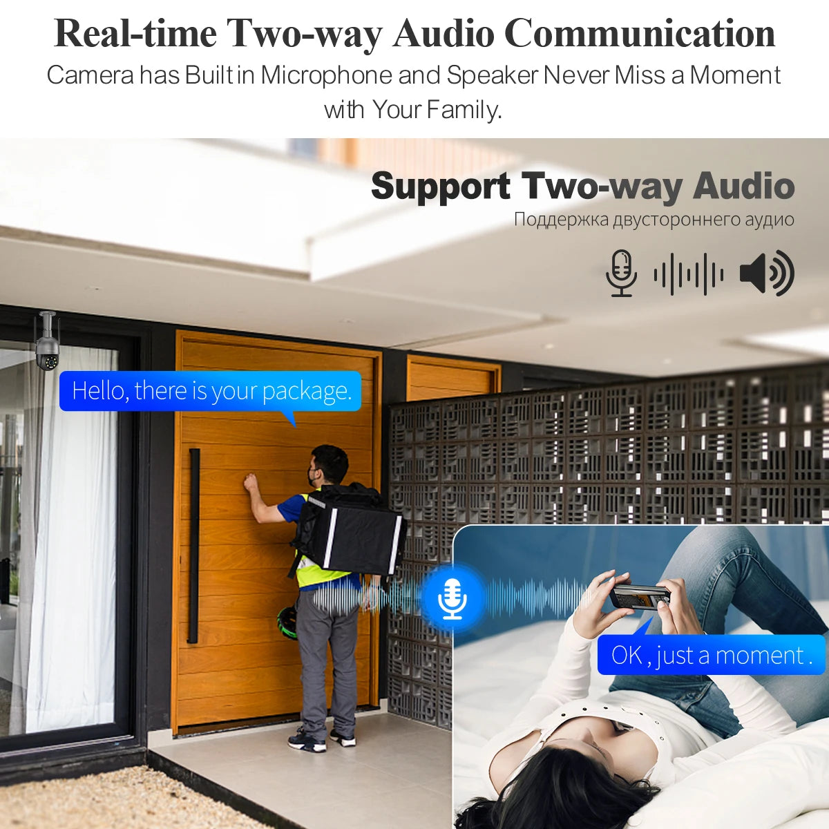 Techage 4MP PTZ WIFI IP Camera Two-Way Audio Outdoor Wireless CCTV Security Camera Smart AI Human Detection Color Night Vision