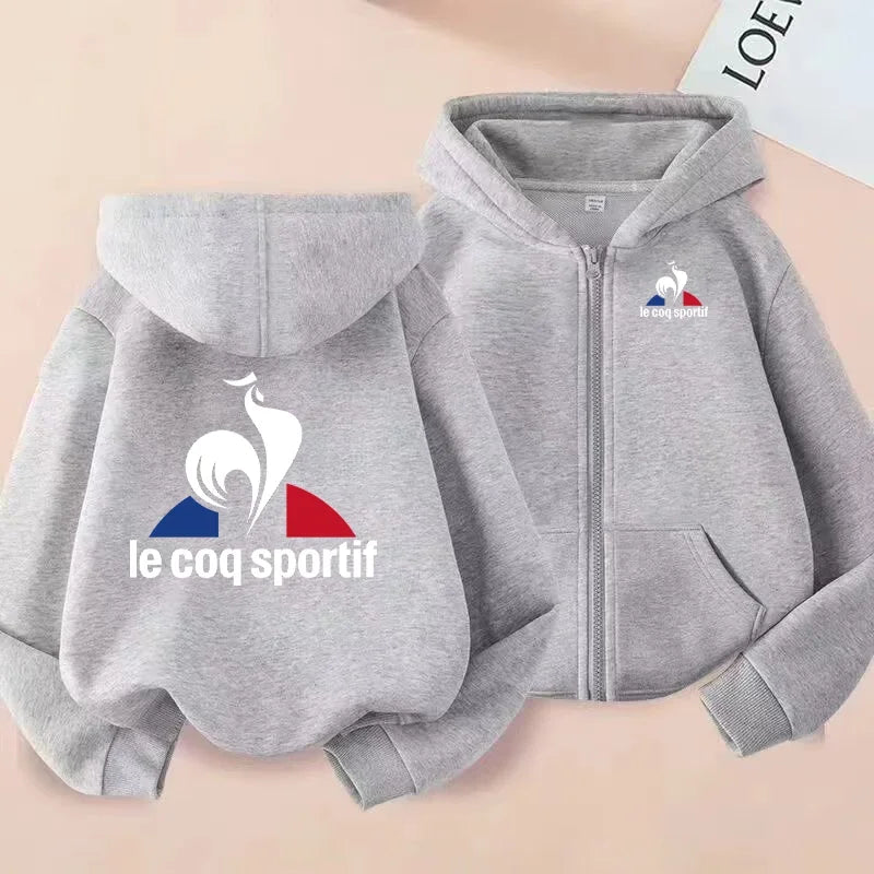 Zipper Hoodie Sweatshirt Children’s Clothing Girls’ and Boys’ Sweatshirt Zipper Hoodie Baby Casual Top