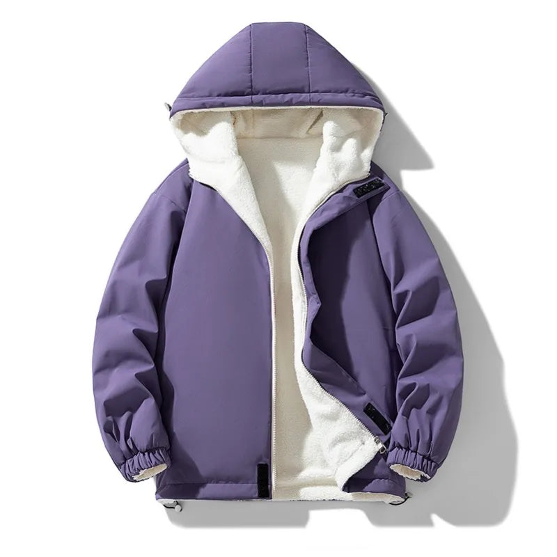 New Autumn and Winter Outerwear for Men, Loose Casual Hooded, Thick, Warm, Comfortable, Versatile, High-quality Jacket for Men