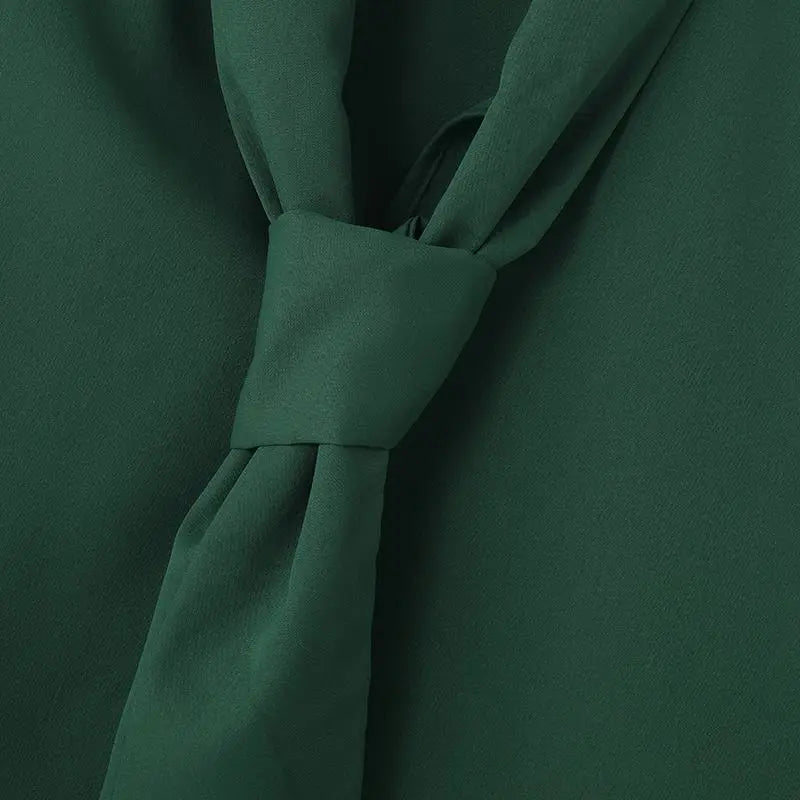 INCERUN Men Shirt Solid Color Lace Up Long Sleeve Loose Casual Men Clothing Streetwear 2024 Fashion Leisure Male Shirts S-5XL