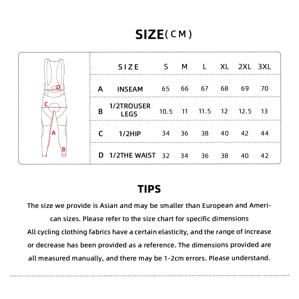 YKYWBIKE Men's Cycling Bib Long Pants Spring Autumn Long Cycling Pants Bib Road Bike Pants Bib Tights Cycling Bib Pants