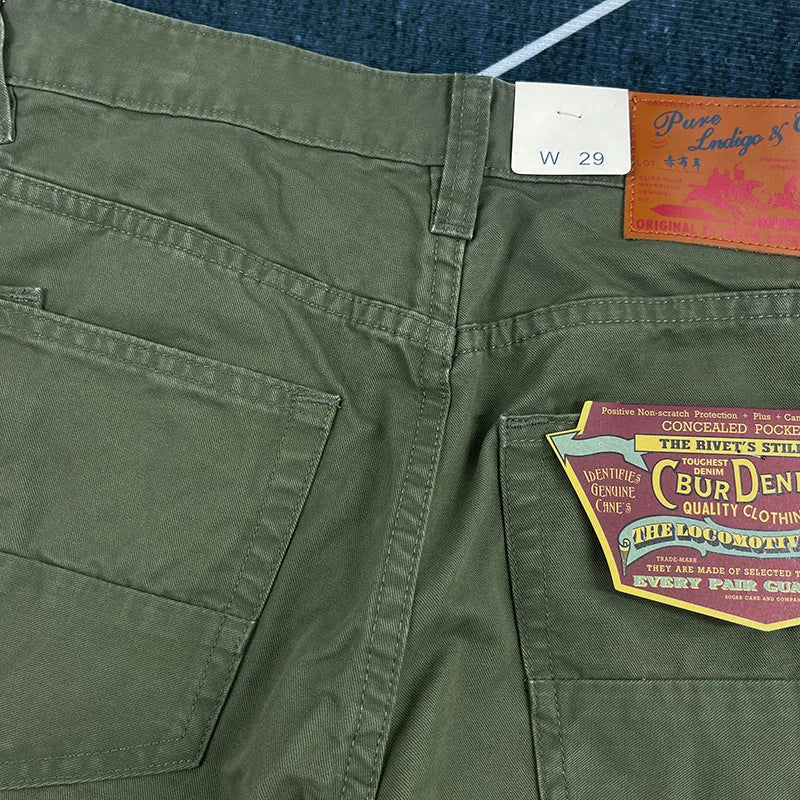 Heavy cotton straight leg casual pants men's American vintage to do old washed cargo pants