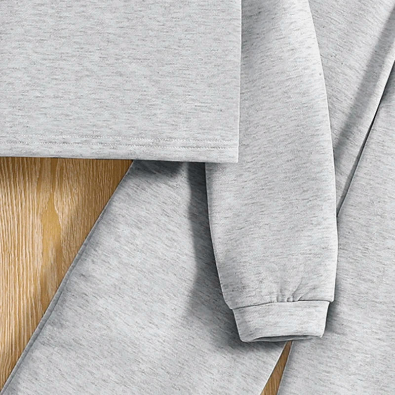 Spring Autumn Kids High Quality Clothes Sets For Girls Solid Color Cropped Top And trousers Brief Causal Style Loose Comfortable