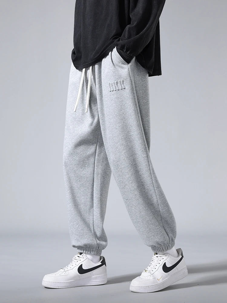 Men's Jogger Cotton/Polyester Sweatpants Big Size 8XL 7XL 6XL Sports Baggy Pants Sting Banding  Hip Hop Loose Harem Trousers