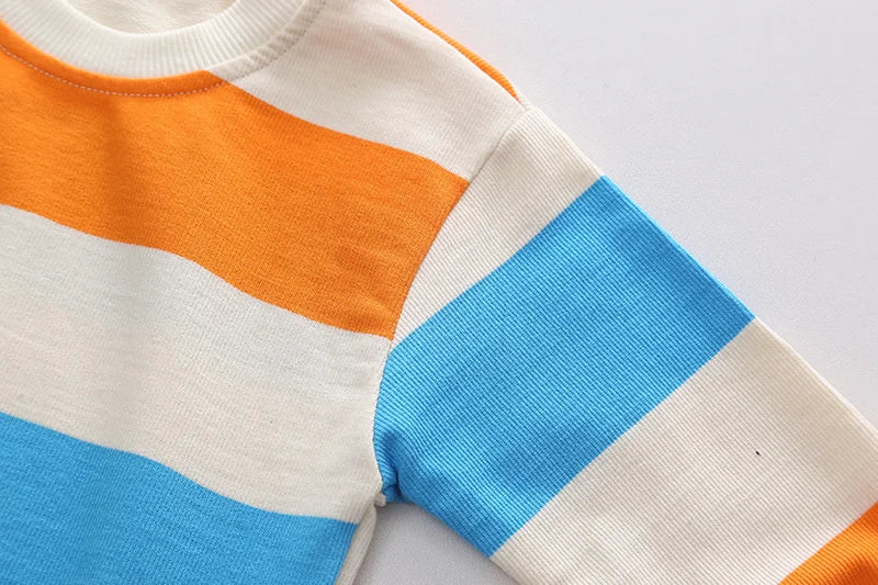 New Spring Autumn Baby Boys Clothes Suit Children Girls T-Shirt Overalls 2Pcs/Set Toddler Casual Cotton Costume Kids Tracksuits