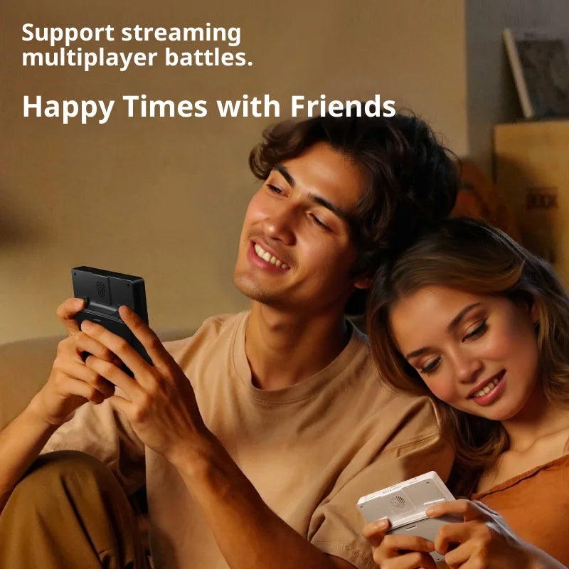 2025 New E5ultra Handheld Game Console With Dual Systems 6+128 Running Memory Cloud Gaming 5-Inch Ips Hall Joystick Game Console