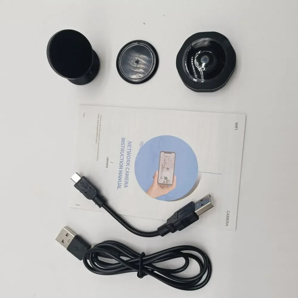 4K HD Smallest Mini Camera Espia Wifi Security Smart Home Surveillance Small Wifi Cam LR Night Vision Motion Detection Body Cam