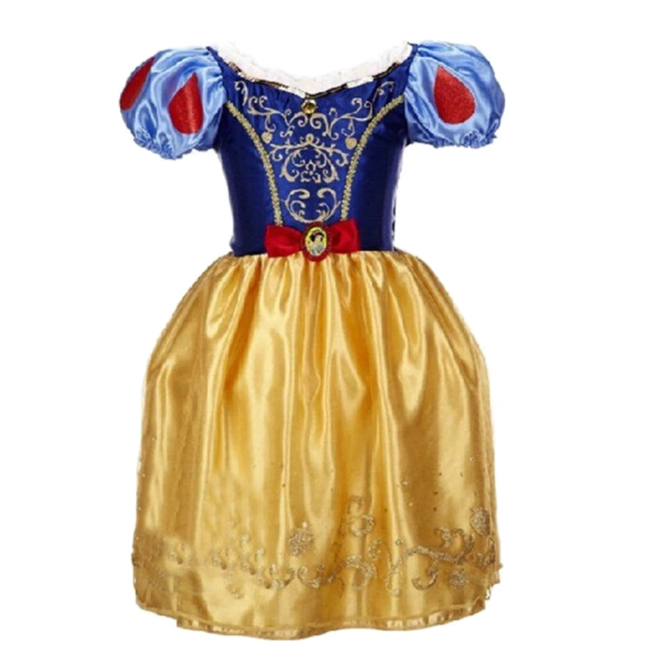 Summer Princess Costume Party Fancy Flower Vestido New 2025 Christmas Birthday Carnival Dress Up Rapunzal Belle Disguise Frock