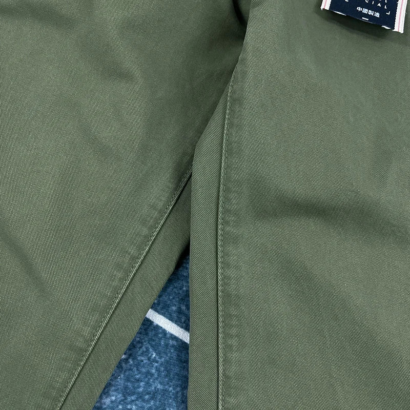 Heavy cotton straight leg casual pants men's American vintage to do old washed cargo pants