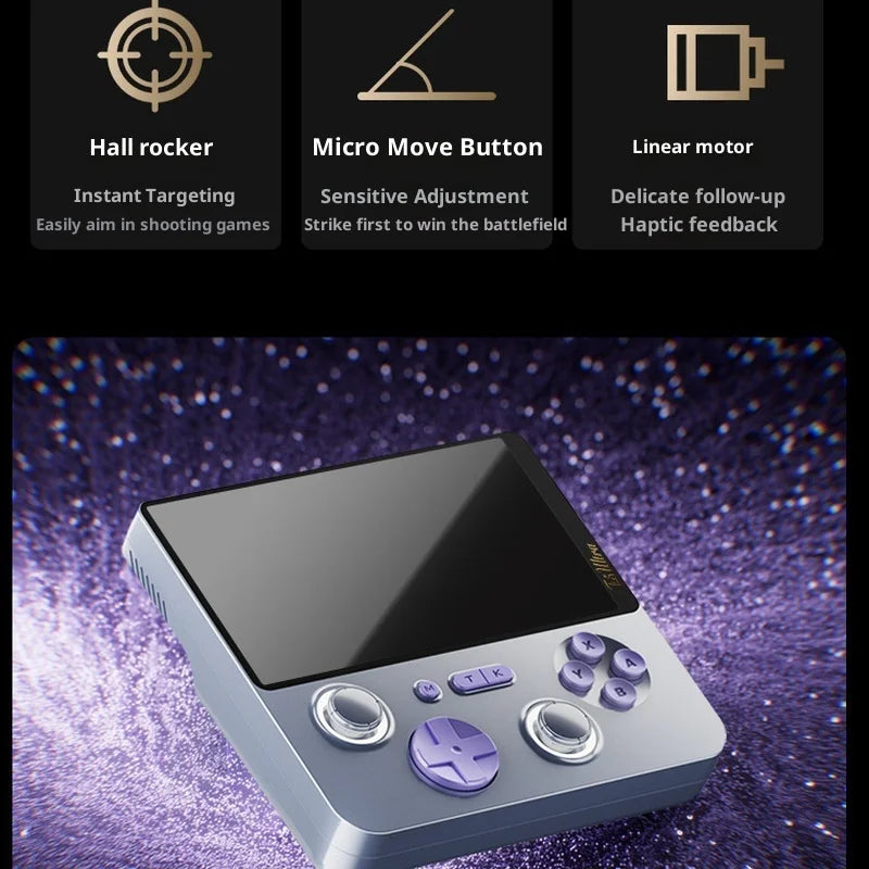 2025 New E5ultra Handheld Game Console With Dual Systems 6+128 Running Memory Cloud Gaming 5-Inch Ips Hall Joystick Game Console