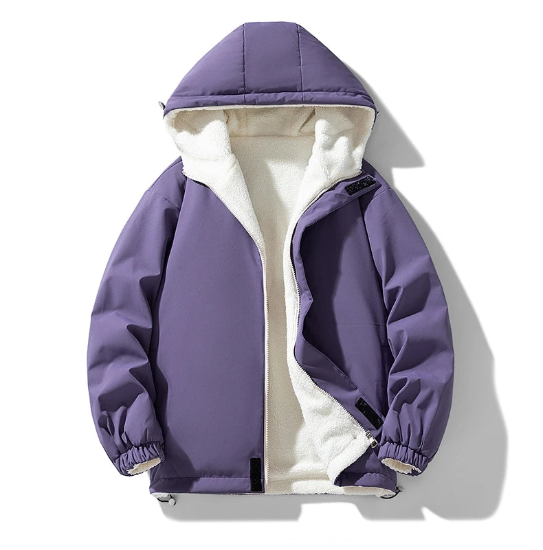 New Autumn and Winter Outerwear for Men, Loose Casual Hooded, Thick, Warm, Comfortable, Versatile, High-quality Jacket for Men