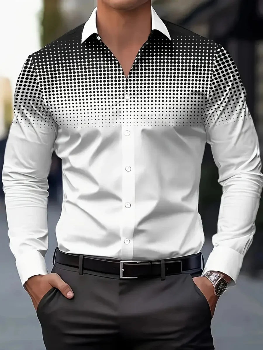 Men's new style shirts, men's business shirts, office shirts, comfortable and soft, designed by experts, quick delivery