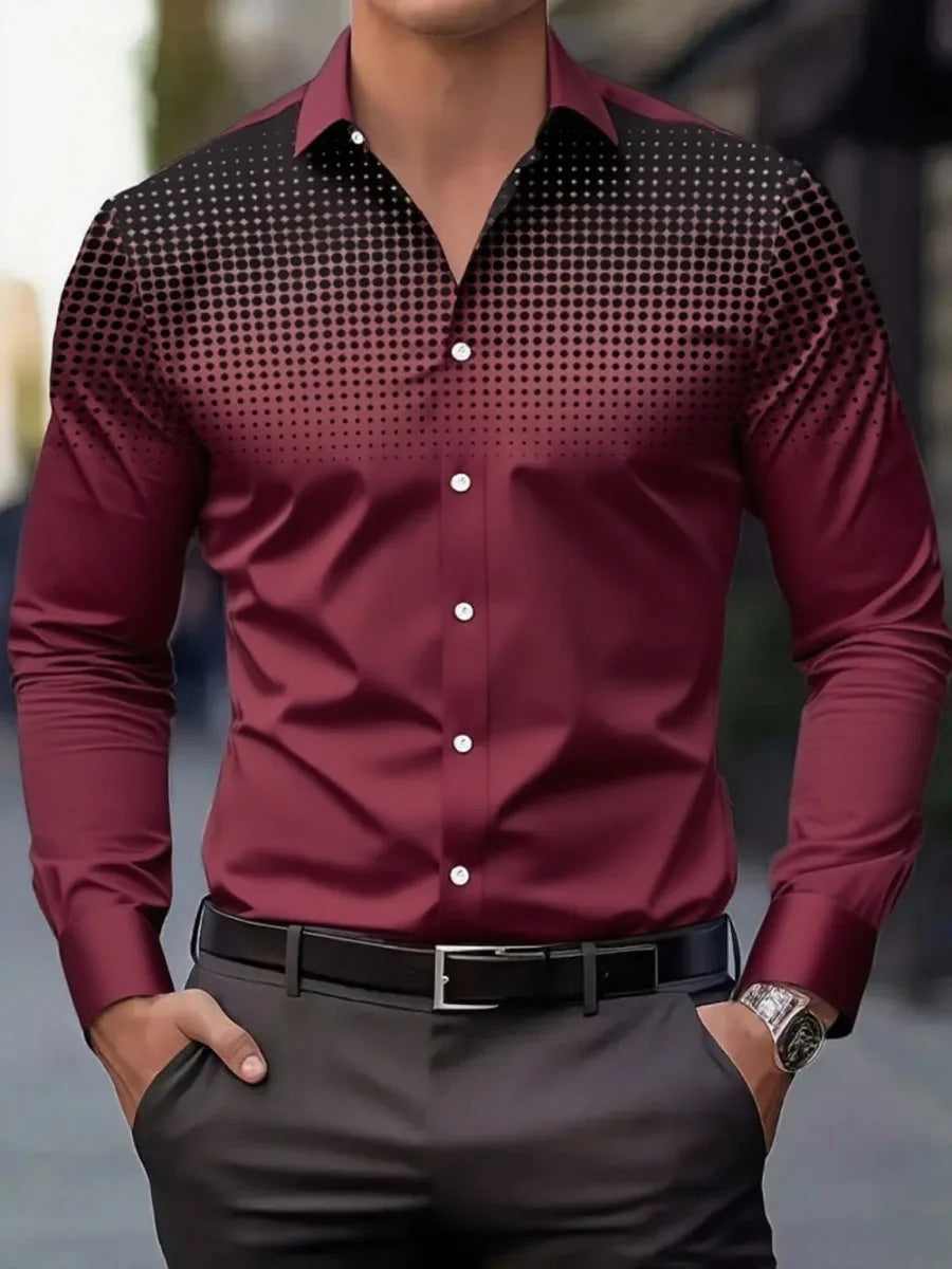 Men's new style shirts, men's business shirts, office shirts, comfortable and soft, designed by experts, quick delivery