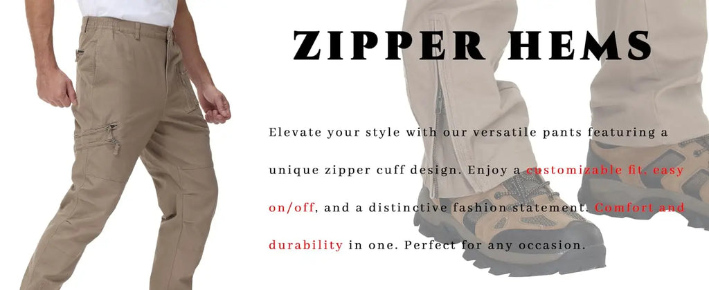 TACVASEN Safari Ripstops Multi-Pockets Work Pants Mens Outdoor Cargo Pants Spring Autumn Casual Cotton Hiking Combat Trousers