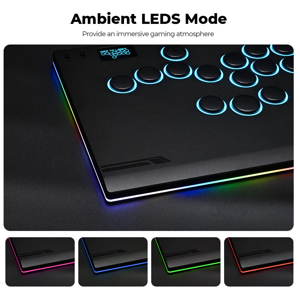 Haute42 M-Ultra Gen 2 Aluminium Alloy Leverless Hitbox Controller  For PC/ Ps4 / ps5/Steam Stickless Arcade Stick Controller