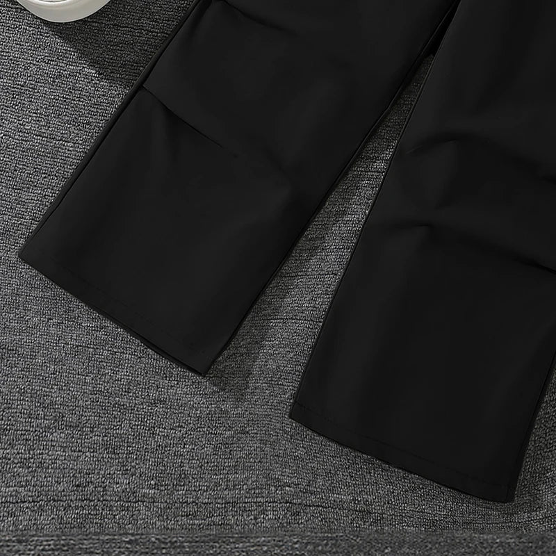 2024 New Spring Autumn Girls Matching Clothes 8-12 Years Solid Color Vacation Party Daily Casual Clothing Korean Style Outfits