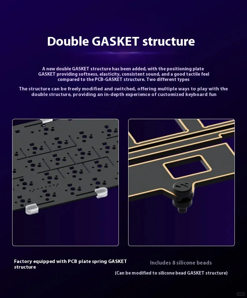 Weikav Lucky65 V3 Lucky65 V2 NUT65 Wireless Aluminum Mechanical Keyboard Kit 60% Bluetooth 2.4G Wired RGB Hotswap Gamer Keyboard