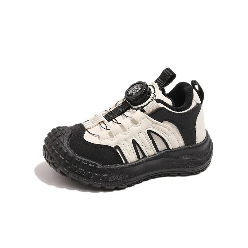 Children's Casual Cotton Shoes 2025 Autumn Winter New Boys Girls Retro Sports Shoes Kids Non-Slip Warm Plush Fashion Sneakers